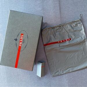 PRADA | Luxury Shoe Box Dust Bag Care Card Set - Storage & Gift